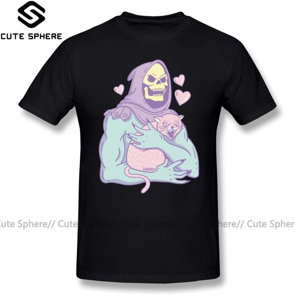 

masters of the universe t shirt skeletor s cat t-shirt 100 percent cotton 4xl tee shirt printed men fashion cute tshirt