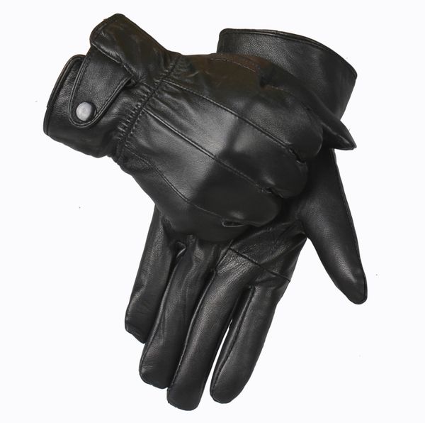 

wholesale-genuine leather gloves men 2015 winter glove real sheep leather mittens men genuine sheepskin gloves winter yg015, Blue;gray