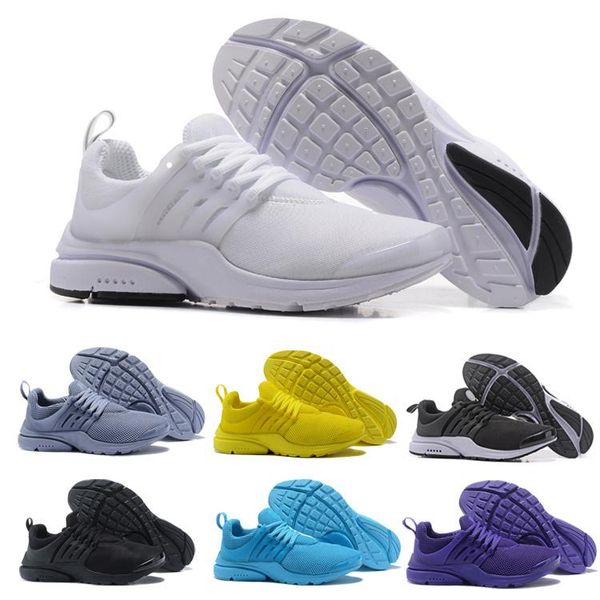 

2018 prestos 5 running shoes men women presto ultra br qs yellow pink oreo outdoor fashion jogging sneakers shoes 22, Black
