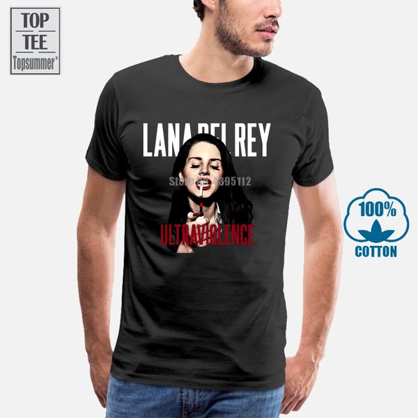 

lana del rey t shirt men's women's ultraviolence new cotton tee s 3xl 2018 new brand hipster tees summer mens t shirt