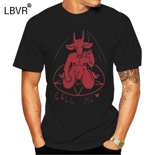 

baphomet t shirt call me t-shirt fun 100 percent cotton tee shirt men short sleeves 6xl printed summer tshirt