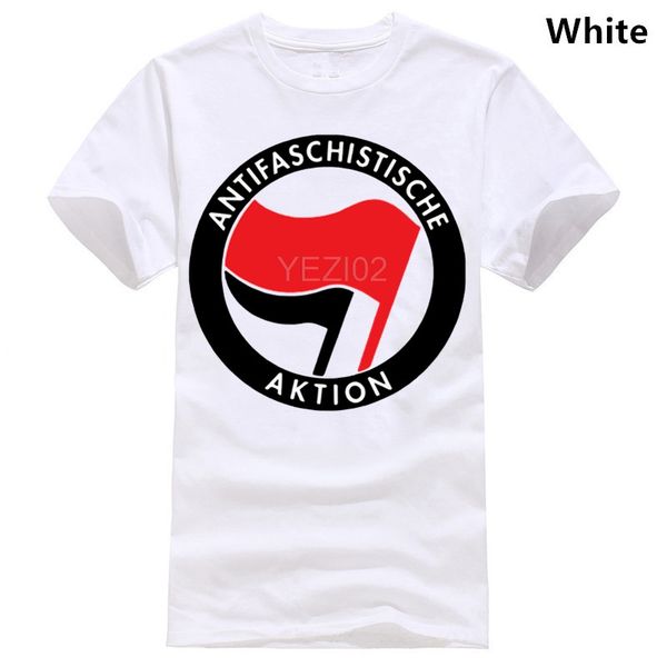 

antifa t-shirt mens white