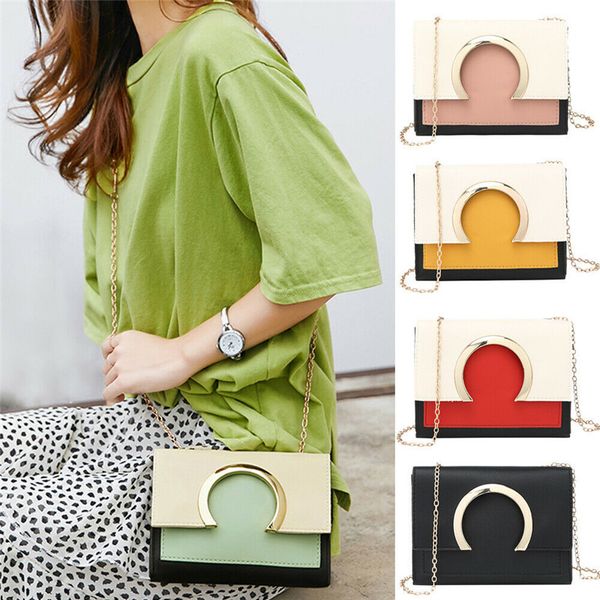 

women leather handbag shoulder ladies purse messenger satchel crossbody tote bag