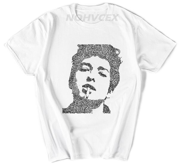 

bob dylan printed t shirt o-neck casual short-sleeved t-shirts hip hop mens tee shirt