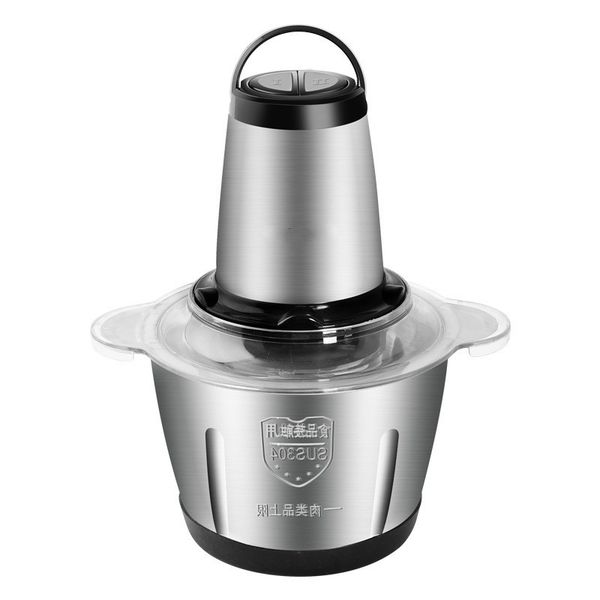 

meat grinders grinder household electric 2l stainless steel multi-function 2 speeds chopper processor slicer