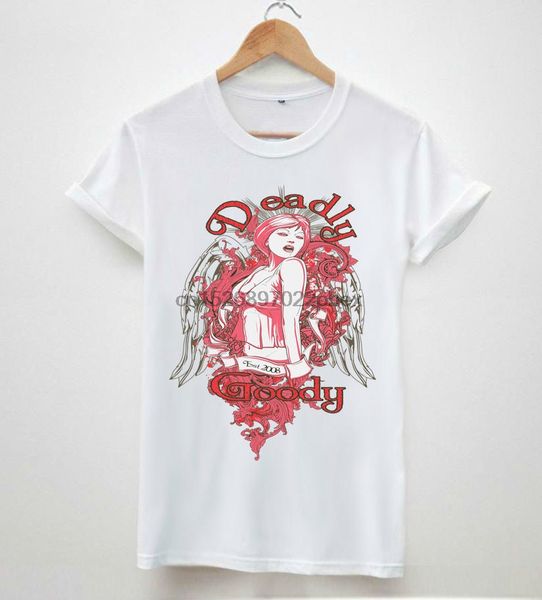 

deadly goody angel funny hipster retro cotton mens tee t-shirt men t shirt