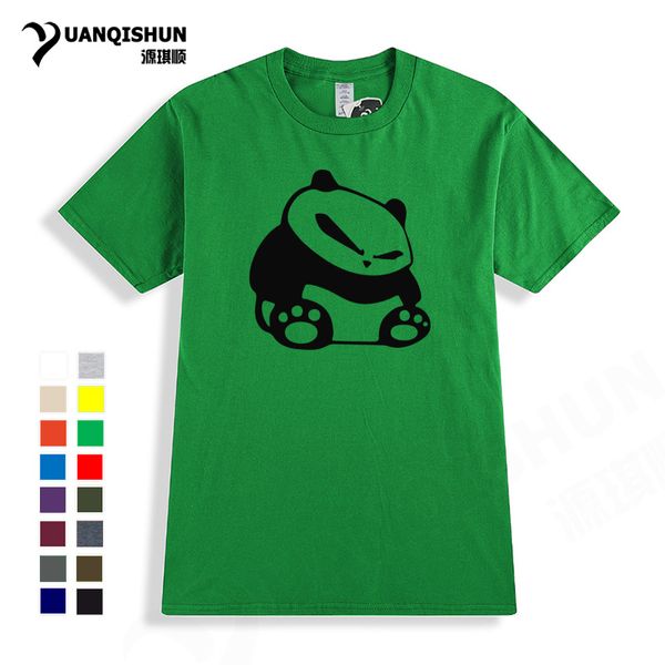 

cute panda print t-shirt 16-color cotton round neck short sleeve fashion t-shirt funny design