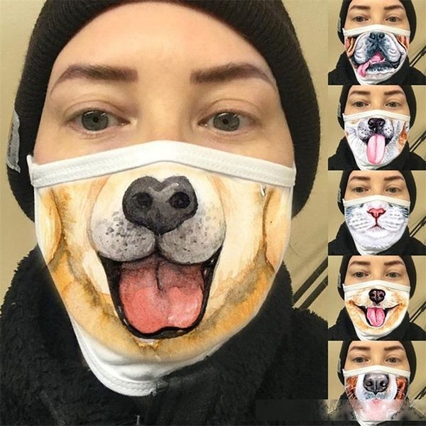 

fashion anti haze reusable mascarilla black tooth mouth respirator foldable women mascarilla protect washable cloth men sports 5mg b2