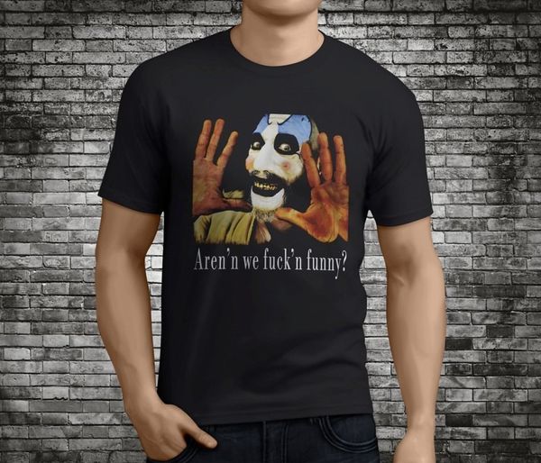 

new popular captain spaulding draw art black t-shirt size s-3xlmen t shirts tee