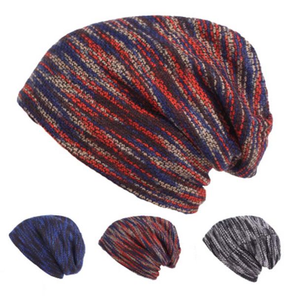 

knitted hat ladies baotou hat autumn and winter plus fleece foreign trade hooded men winter h55, Blue;gray