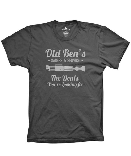 

2019 summer прохладного мужчины tee shirt старого бен lightsaber ремонт смешного sci fi movie футболки galaxy рубашка force funny funny футб