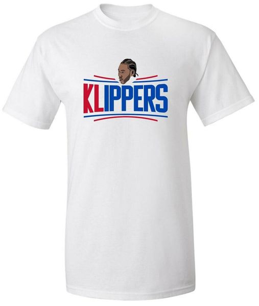 

новые футболки унисекс смешной топы tee kawhi klaw лос-анджелес леонард klippers t-shirt