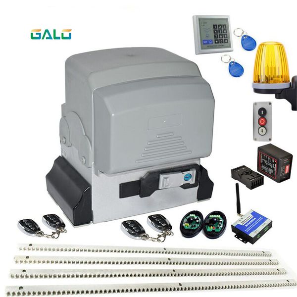 

optional automatic gsm sliding door opener motor kit 6m 7m rack hardware with keychain for sliding doors up to 2500kg 1000w