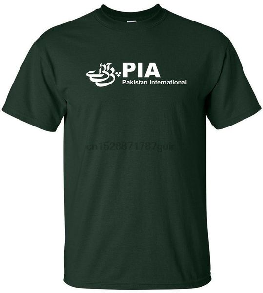 

pakistan international airlines авиакомпания vintage aviation logo t-shirt