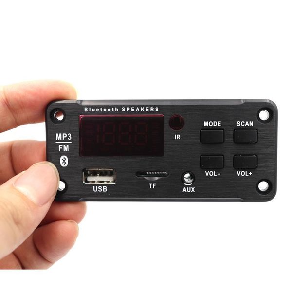 

hifi players car mp3 decoder audio board bluetooth 5.0 dc 12v usb power supply wma wav flac ape format tf fm radio