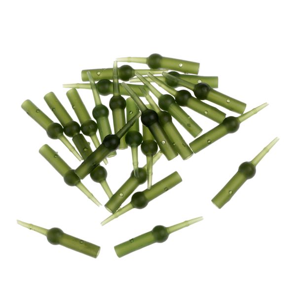 

25pcs fishing tulip beads run rig beads anti tangle sleeve fishing rubbers tubes carp fishing tackles kit