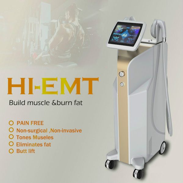 

new innovation ems emsculpt muscle toning ems slimming machines btl fat reduction body contouring treatment 2 years warranty, Black;white