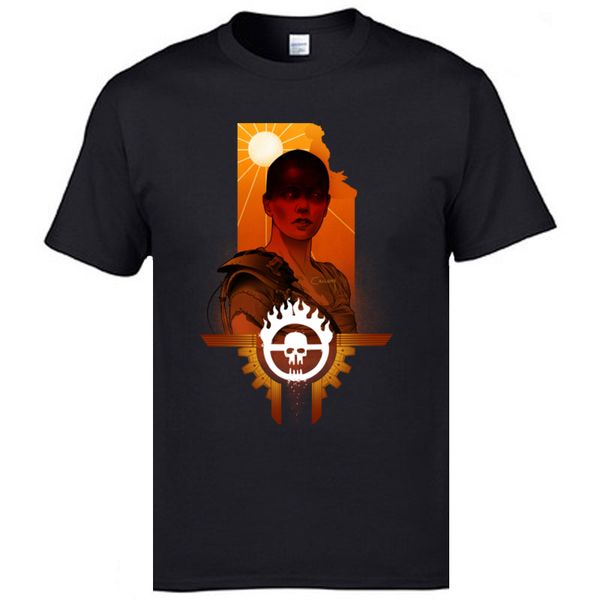 

mad max fury road furiosa t-shirts for men 100 cotton summer autumn clothing o-neck fashion print tee shirt