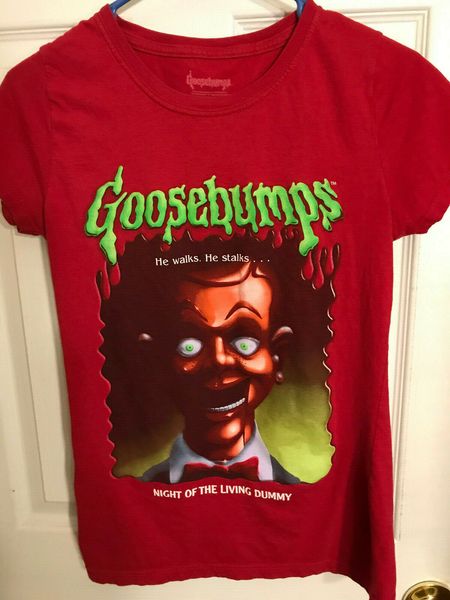 

goosebumps night of the living dummy juniors shirt large used men lastest