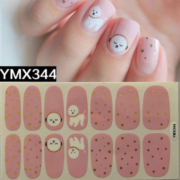 

14tips/sheet diy manicure full cover wraps moon stars fashion 3d decals nail sticker nail art professional self, Silver;gold
