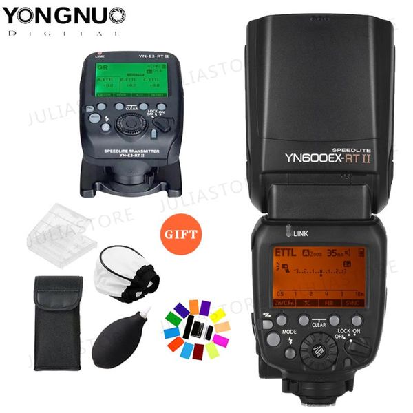 

flashes yongnuo yn600ex-rt ii autol hss flash speedlite + yn-e3-rt controller trigger for 5d3 5d2 7d mark 6d 70d 60d etc