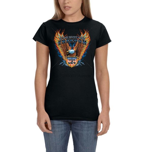 

if you enjoy your om thank a vet patriotic usa america womens t-shirt tee