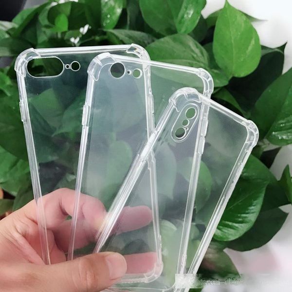 

1.0mm airbag anti-shock clear soft tpu case for samsung galaxy s10 s10 plus s9 s9 plus note 8 note 9 iphone 7/8 plus xr xs max 1000pc/lot