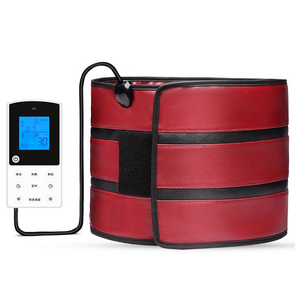 

hipping electro heating ems stimulation smart lose weight far infrared massage belt vibration slimming machine fast thin belly