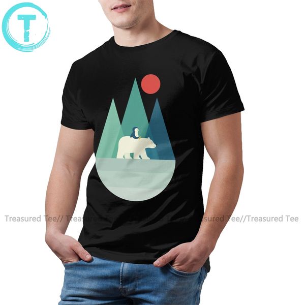 

polar bear t shirt bear you t-shirt short-sleeve graphic tee shirt fun 100 percent cotton beach male tshirt
