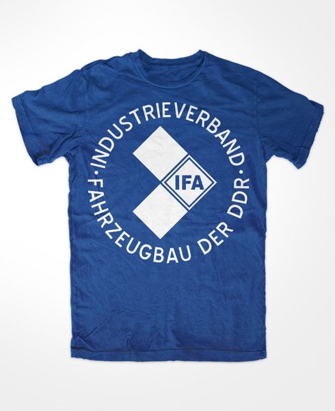 

men 2020 summer round neck men's t shirt ifa t-shirt royalblau ,gdr,fdgb,ddr,veb,ostalgie,nva,dsf mz ,fdj gst
