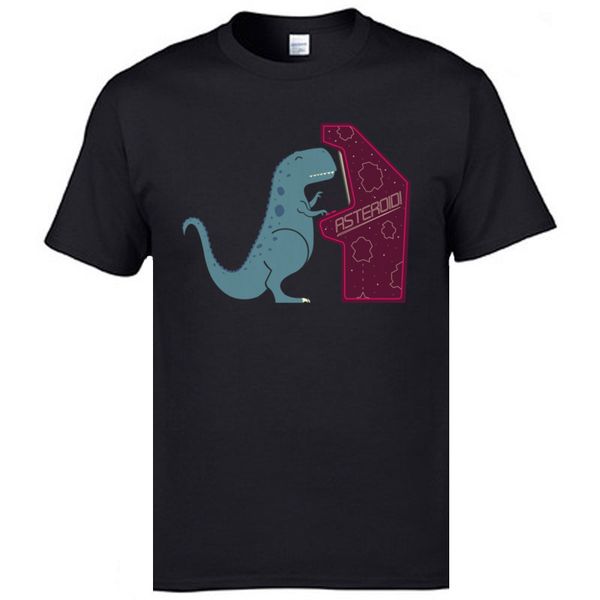 

dinosaur xbox machines funny videogame tshirts playstation summer/autumn t shirt discount o-neck 100% cotton t-shirt