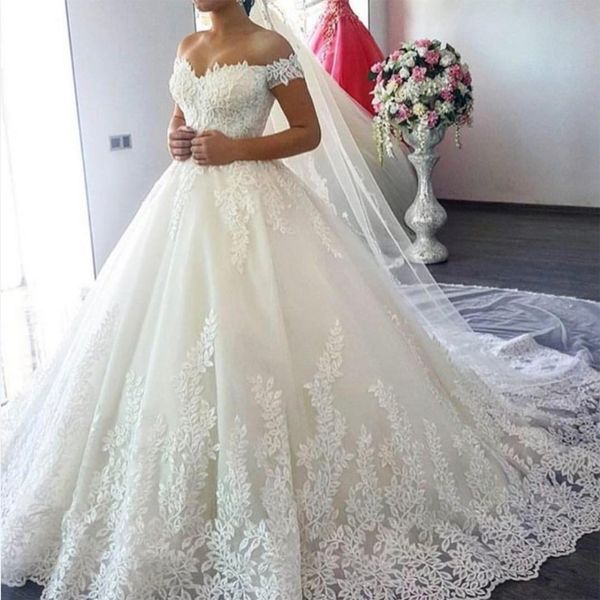 Julia Kui Robe De Mariee Ball Gown Abito da sposa senza spalline Abiti da sposa con lacci Vestido De Novia