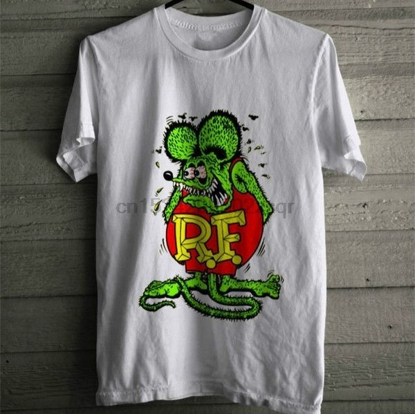

rat fink cartoon t shirt cotton men's casual short sleeve t shirt
