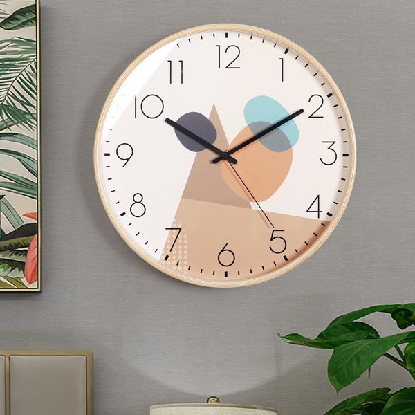 

silent nordic wall clock modern design digital simple mute creative wall clock minimalist living room wandklok home decor ad50wc