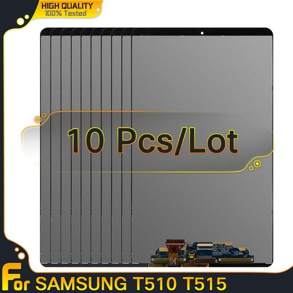 

10pcs lcd for tab a 10.1 2020 t510 display t515 sm-t510 touch digitizer sensor model assembly replacement parts