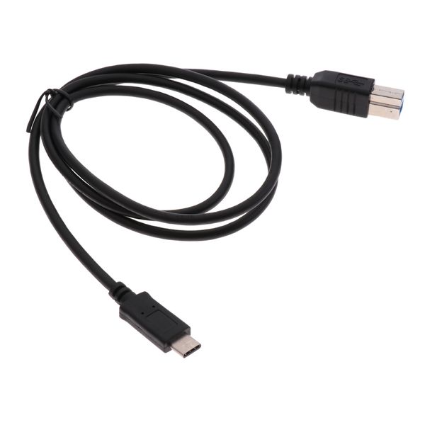 

usb3.1 тип c (usb-c) на стандартный usb 3.0 b мужской кабель для macbook / ноутбука