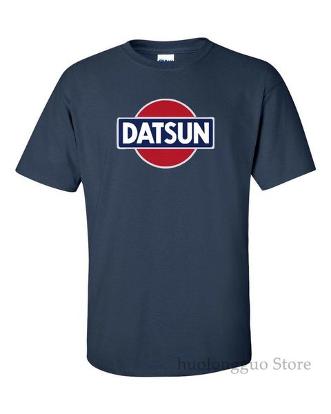 

datsun navy retro logo t-shirt 240z 260z 280z zx 510 fairlady classic tee s-5xl 100% cotton men t shirt women tee