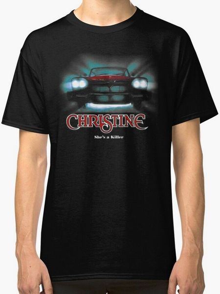 

awesome movie car christine men's t shirt black casual tee shirt