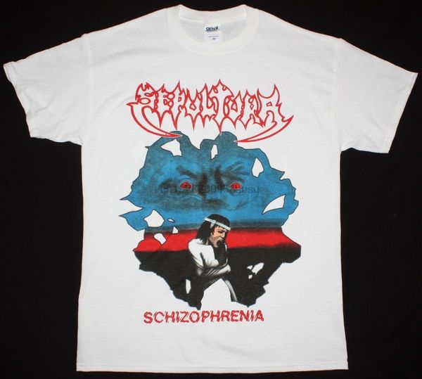 

sepultura schizophrenia soulfly cavalera conspiracy s-xxl new rare white t-shirt