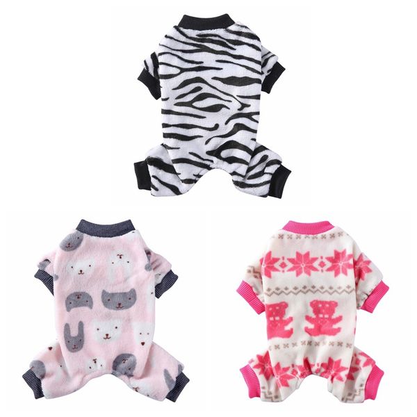 

dog jumpsuits soft snowflake printed comfortable lovely pajamas dog clothes for dogs puppy warm winter clothes