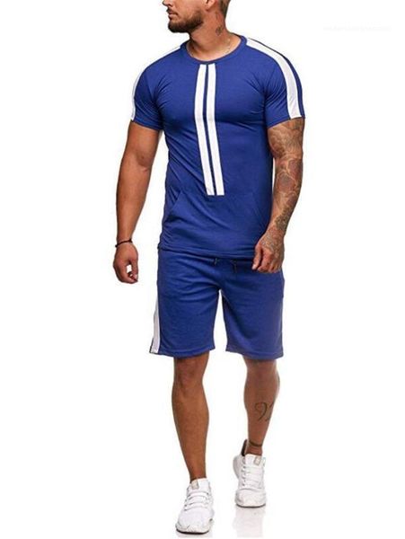

sets casual suits designer sets mens summer tracksuits sports tshirts shorts 2pcs clothing, Gray