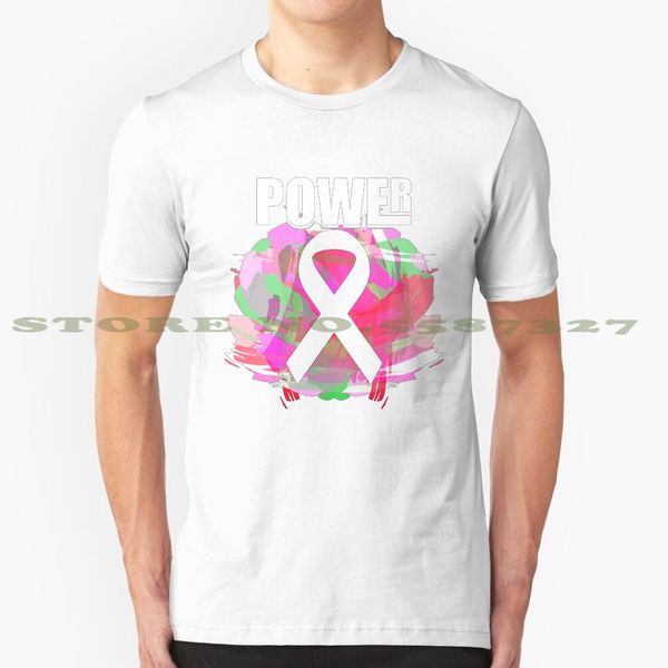 

power breast cancer support design cool design t-shirt for men women