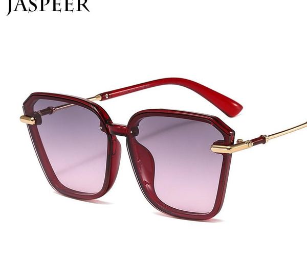 

jaspeer new sunglasses women men 2020 desgin black lens sun glasses lady square sunglasses eyewear uv400, White;black