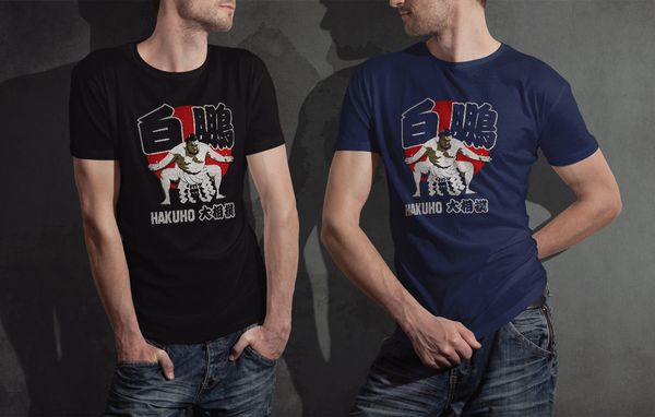 

2019 fashion new japan sumo yokozuna hakuho sho t-shirt tees