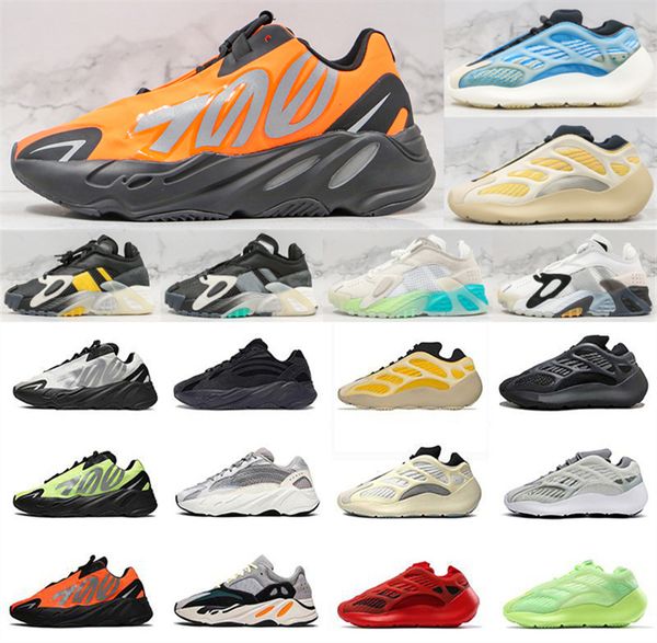 

2020 kanye west 700 v3 mnvn v2 azareth 3m reflective mens women boots running shoes inertia streetball sports sneakers chaussures zapatos, White;red