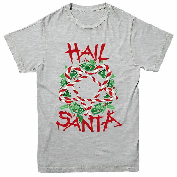 

hail santa t-shirt devil christmas candy star funny & kids tee stylish custom tee shirt