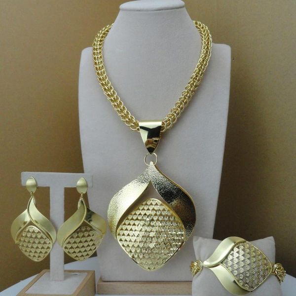 

yuminglai дубай бижутерия наборы большие украшения для женщин fhk8524, Silver