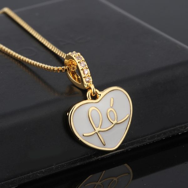 

pendant necklace for women gold plated brass chain necklace fashion jewelry, Silver