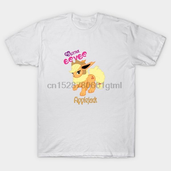 

men short sleeve tshirt applejack the flareon parody t shirt women t-shirt