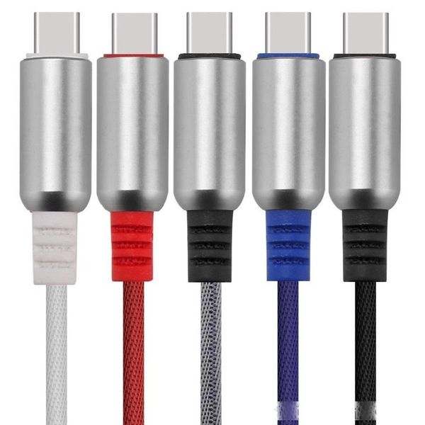 

1m 3ft 90 degree type c micro usb cable nylon alloy braided znic usb c cables for samsung s8 s9 s10 s7 s6 edge note 2 4 htc lg pc mp3